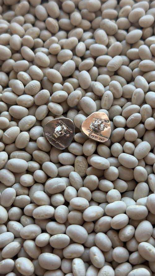 3 Stone Cluster Studs