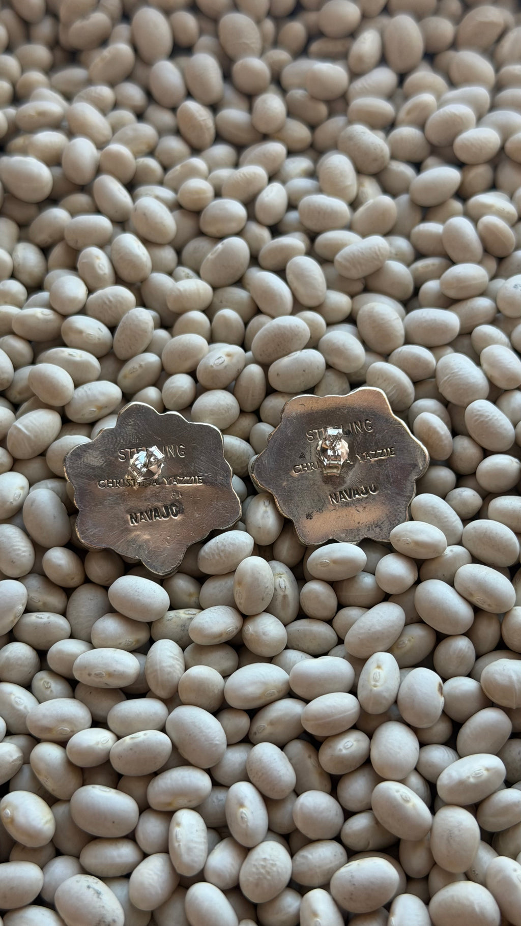 Pink Conch Cluster Earrings