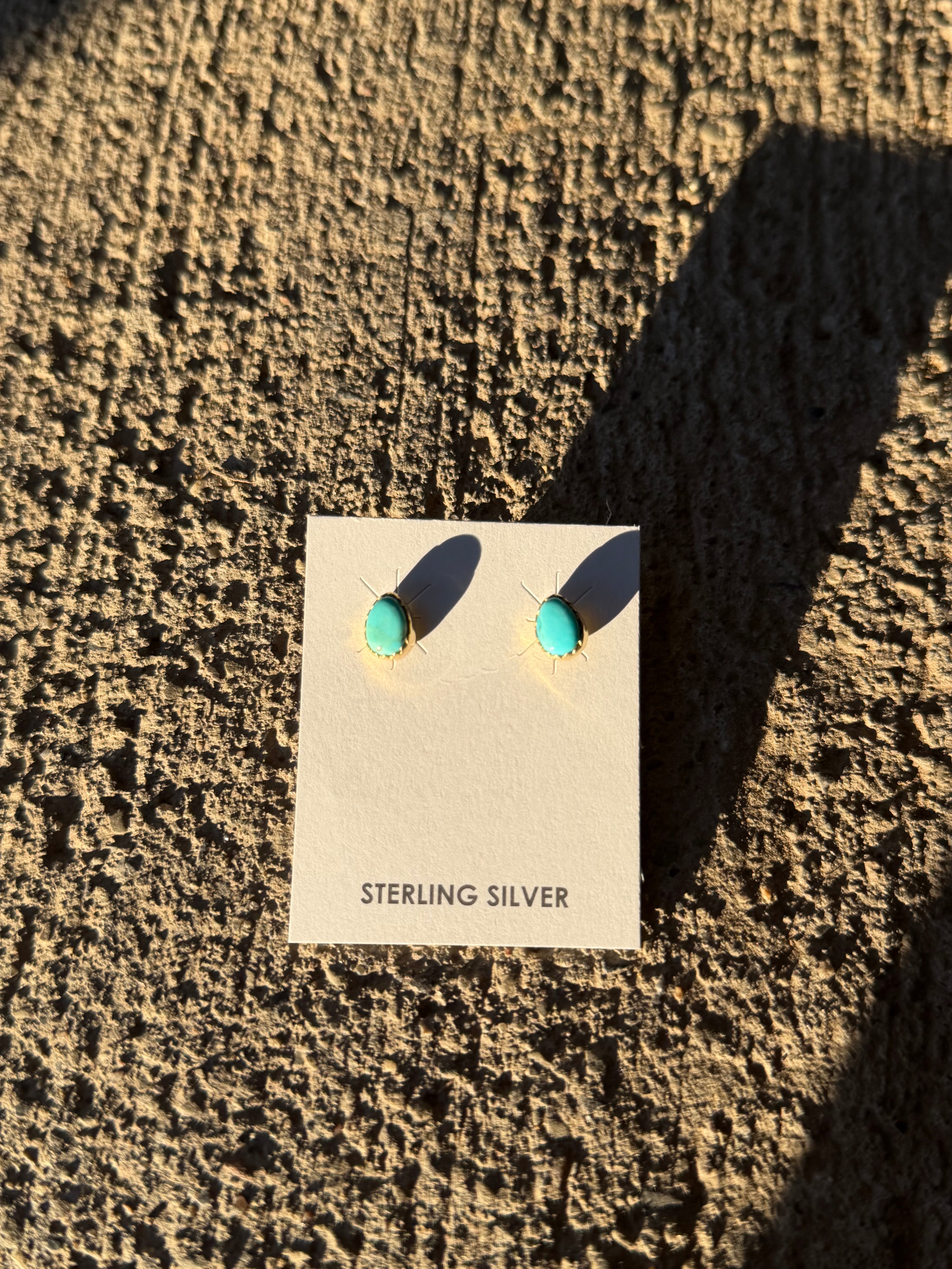 14k gold plate studs